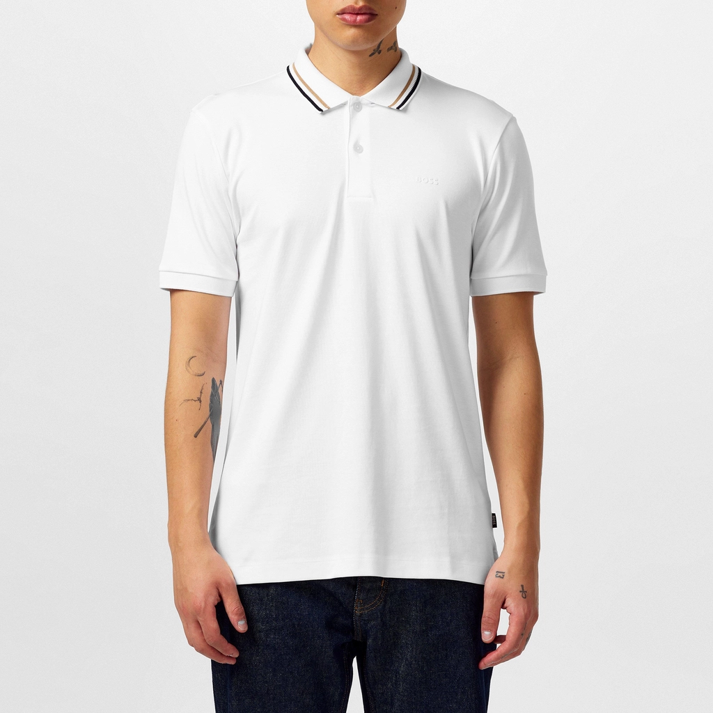 Hugo Boss Penrose 38 Polo Shirt - White 100